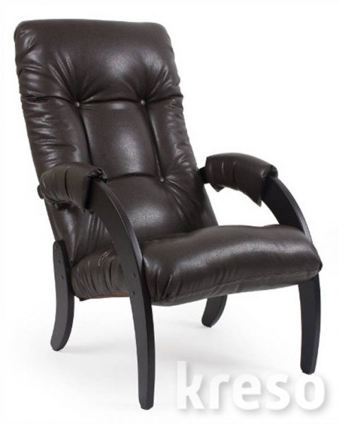 картинка Кресло для отдыха кожаное Модель 61 от магазина Кресо.ру