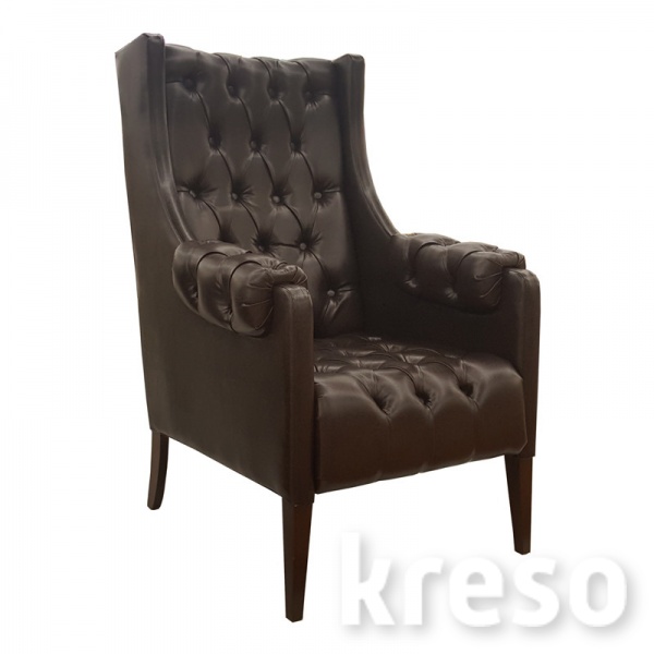 картинка Кресло кожаное для отдыха Модель 9-Т от магазина Кресо.ру